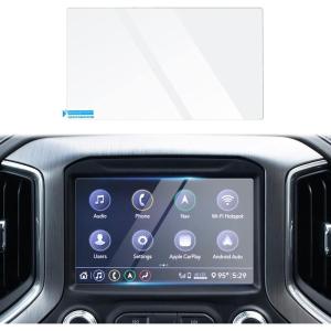 imageAutorder Custom Fit for Screen Protector 20162019 2020 2021 GMC Sierra 1500 2500HD 3500HD Accessories Tempered Glass 9H Navigation Touchscreen Protective Film8Inch