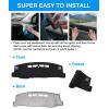 imageAutorder Dashboard Cover Mat for 19972000 Chevy Chevrolet SilveradoGMC Sierra C1500 C2500 C3500 K1500 K2500 K3500 19971999 GMC YukonChevy Tahoe Accessories Dash Cover Flannel Dash Mat Protector20142018 Silverado