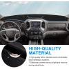 imageAutorder Dashboard Cover Mat for 19972000 Chevy Chevrolet SilveradoGMC Sierra C1500 C2500 C3500 K1500 K2500 K3500 19971999 GMC YukonChevy Tahoe Accessories Dash Cover Flannel Dash Mat Protector20192023 Silverado