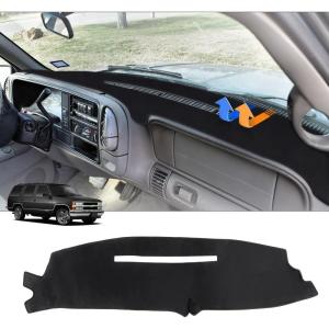imageAutorder Dashboard Cover Mat for 19972000 Chevy Chevrolet SilveradoGMC Sierra C1500 C2500 C3500 K1500 K2500 K3500 19971999 GMC YukonChevy Tahoe Accessories Dash Cover Flannel Dash Mat Protector19972000 Silverado