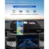 imageAutorder Phone Holder Mount for Jeep Grand Cherokee 2022 2023 2024 2025Grand Cherokee L 2021 2022 2023 Center Console Dashboard Organizer with Phone Stand with AntiSlip Mat