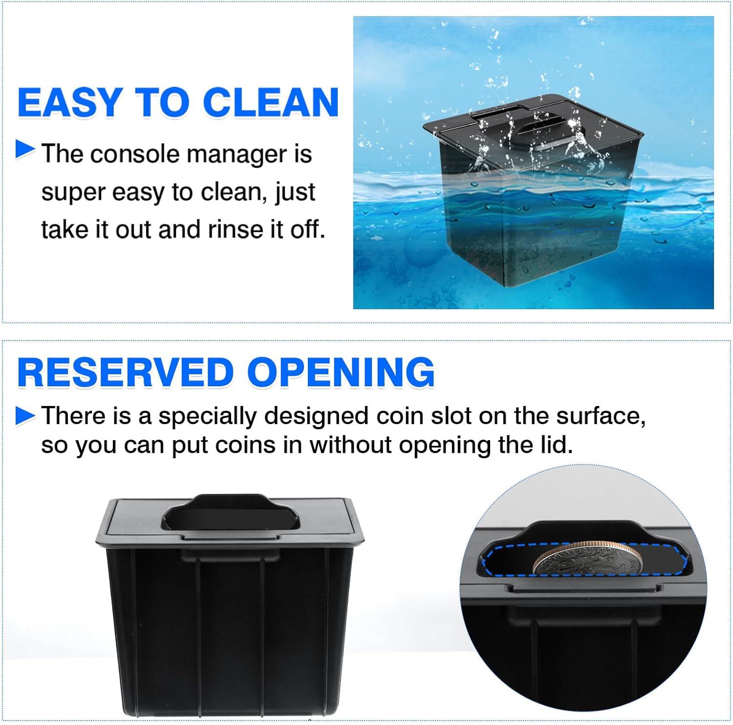 imageAutorder Center Console Organizer for 2021 2022 2023 2024 Toyota Venza Accessories Armrest Storage Box Secondary Insert Tray with 2 Color Mats20162023 Toyota TAcoma