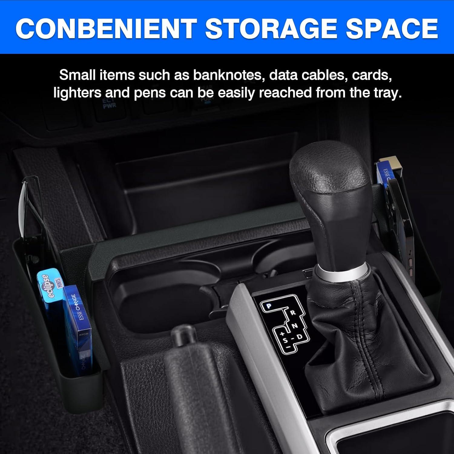 imageAutorder Center Console Organizer for 2021 2022 2023 2024 Toyota Venza Accessories Armrest Storage Box Secondary Insert Tray with 2 Color Mats20162023 Tacoma