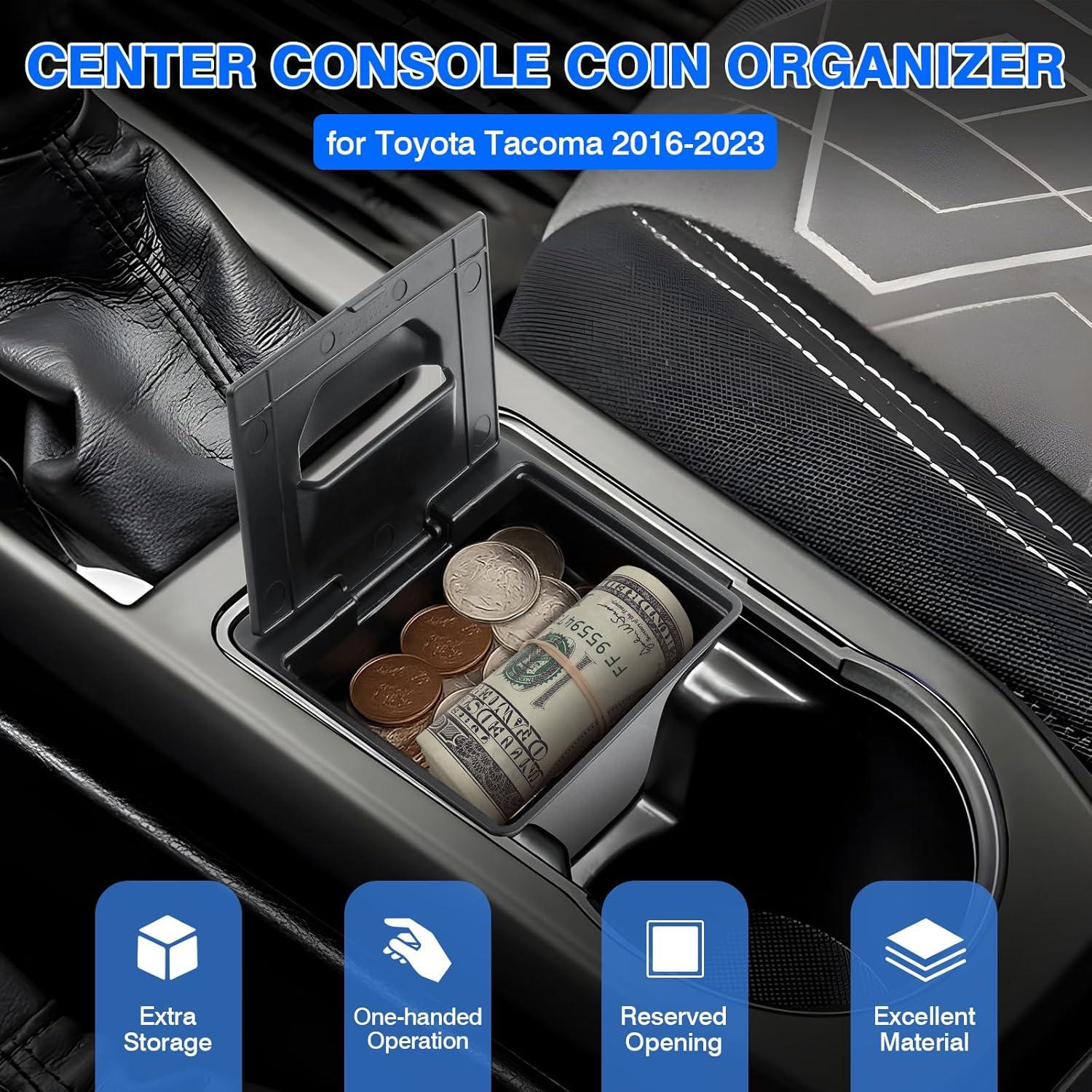 imageAutorder Center Console Organizer for 2021 2022 2023 2024 Toyota Venza Accessories Armrest Storage Box Secondary Insert Tray with 2 Color Mats20162023 Toyota TAcoma