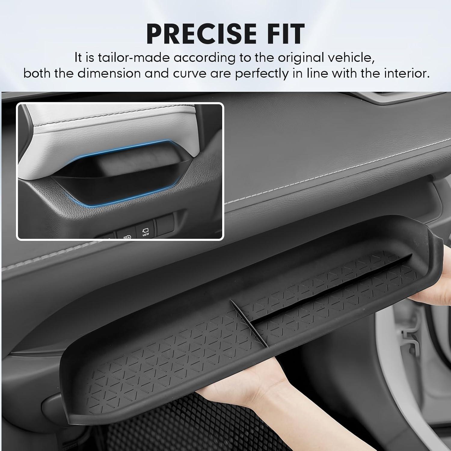 imageAutorder Center Console Organizer for 2021 2022 2023 2024 Toyota Venza Accessories Armrest Storage Box Secondary Insert Tray with 2 Color Mats20192025 Toyota RAV4 2PCS