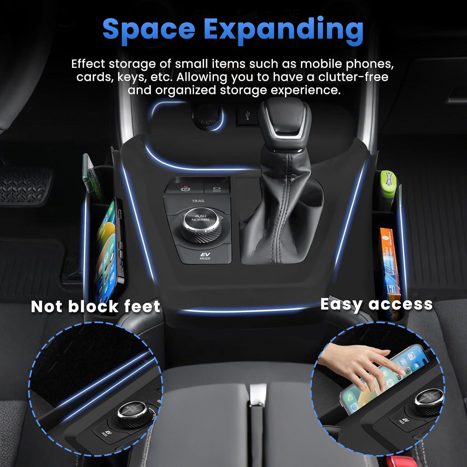 imageAutorder Center Console Organizer for 2021 2022 2023 2024 Toyota Venza Accessories Armrest Storage Box Secondary Insert Tray with 2 Color Mats20192026 Toyota RAV4