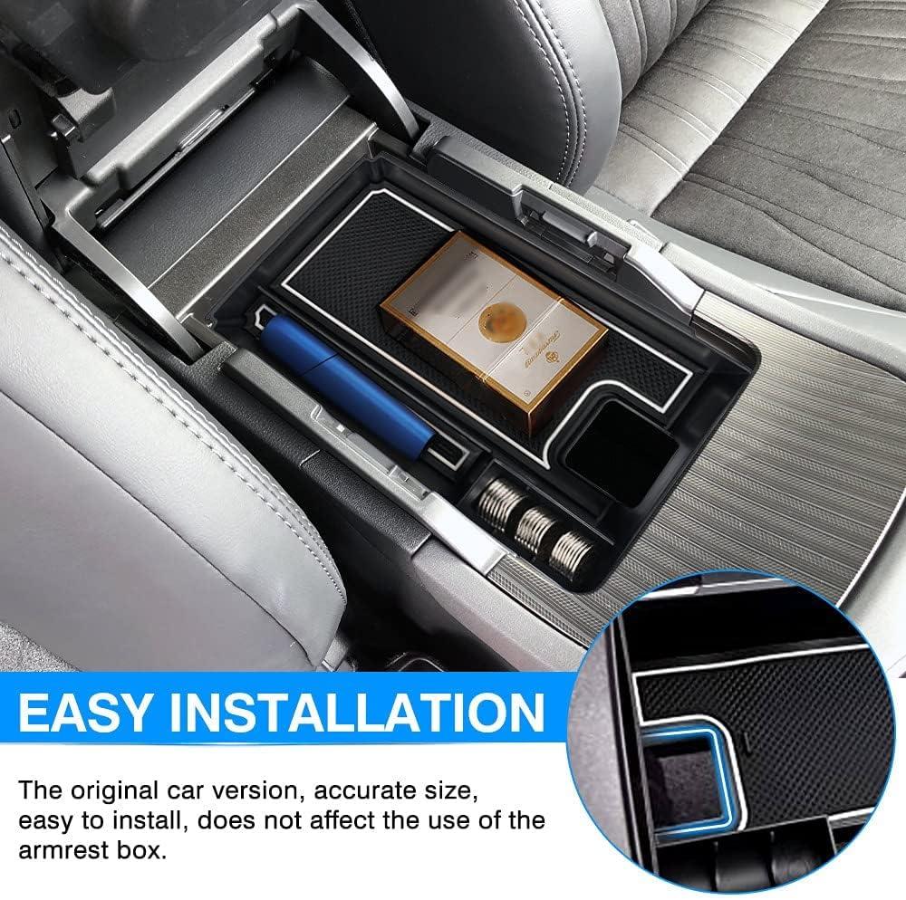 imageAutorder Center Console Organizer for 2021 2022 2023 2024 Toyota Venza Accessories Armrest Storage Box Secondary Insert Tray with 2 Color Mats20212024 Venza
