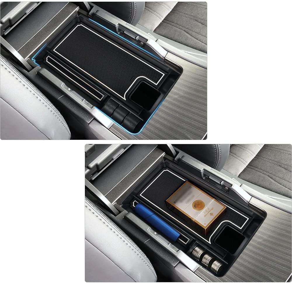 imageAutorder Center Console Organizer for 2021 2022 2023 2024 Toyota Venza Accessories Armrest Storage Box Secondary Insert Tray with 2 Color Mats20212024 Venza
