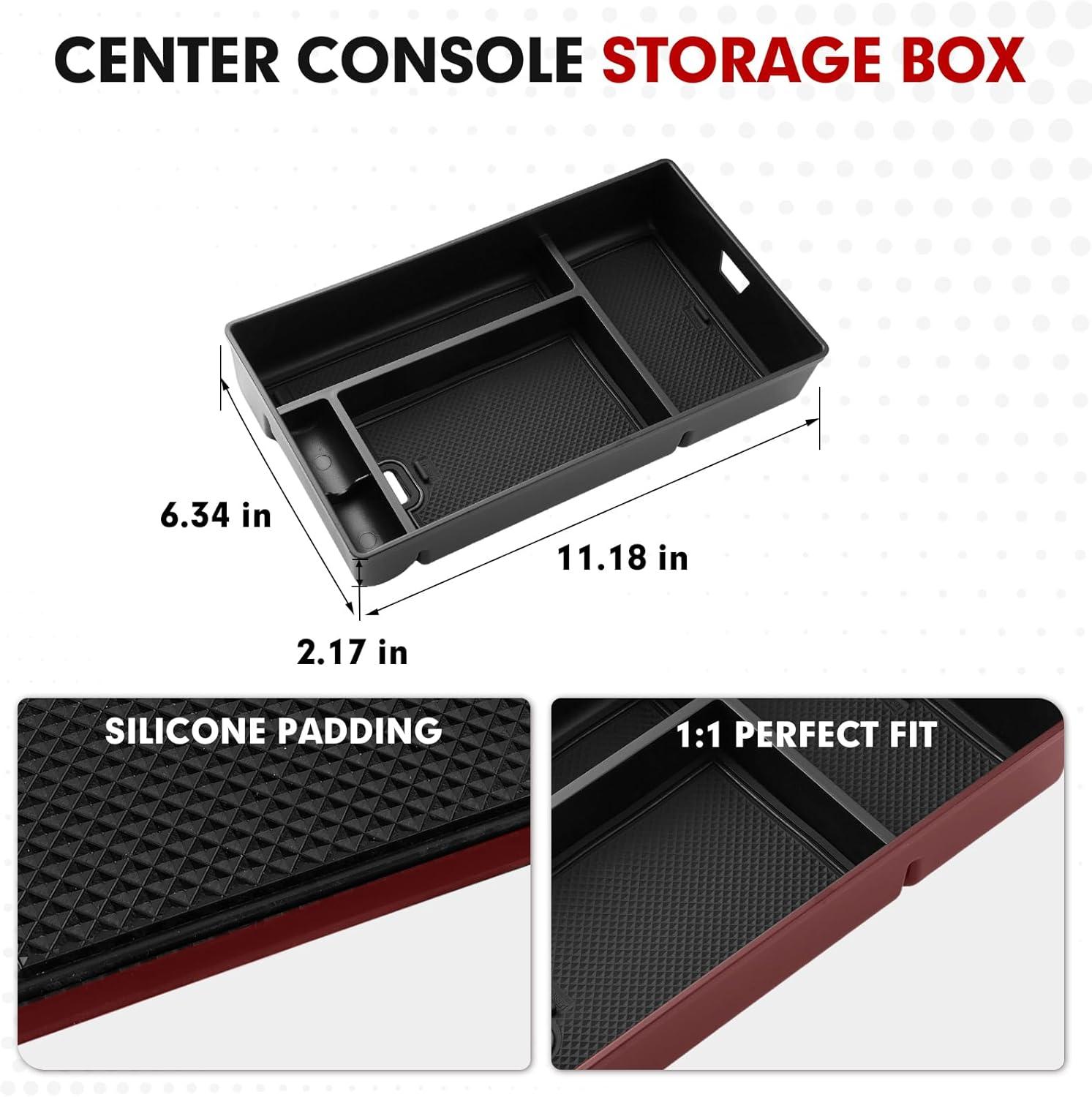 imageAutorder Center Console Organizer for 2021 2022 2023 2024 Toyota Venza Accessories Armrest Storage Box Secondary Insert Tray with 2 Color Mats20222026 Lexus NX 250350350h450h