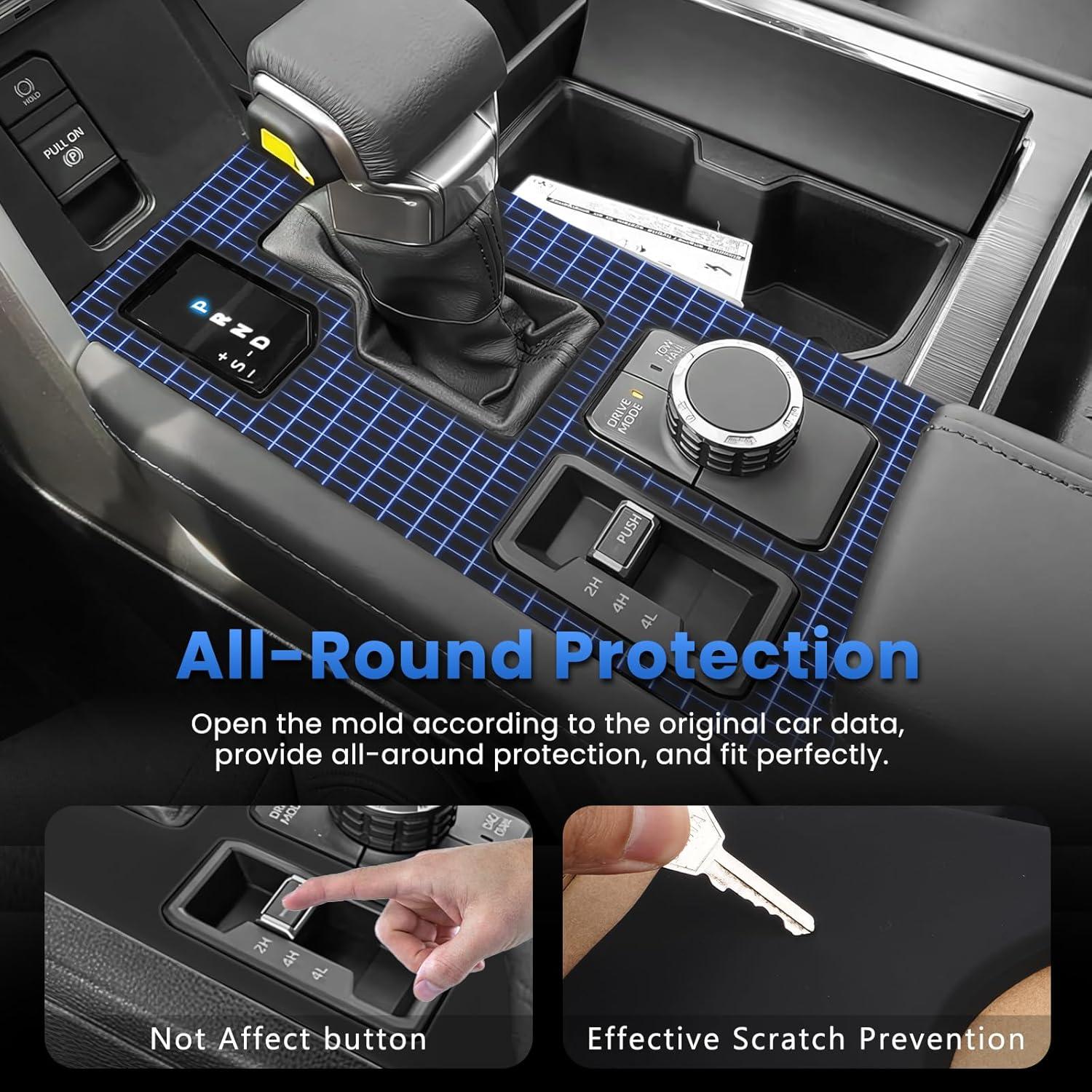 imageAutorder Center Console Organizer for 2021 2022 2023 2024 Toyota Venza Accessories Armrest Storage Box Secondary Insert Tray with 2 Color Mats20222026 Toyota TundraSequoia