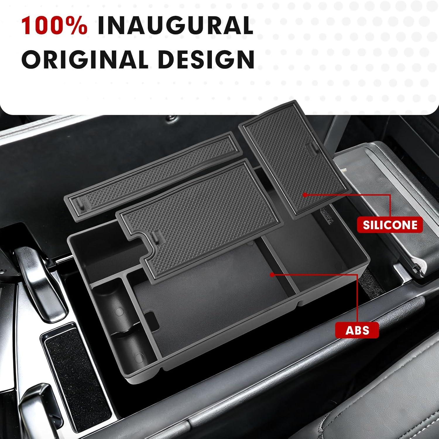 imageAutorder Center Console Organizer for 2021 2022 2023 2024 Toyota Venza Accessories Armrest Storage Box Secondary Insert Tray with 2 Color Mats20222026 Lexus NX 250350350h450h