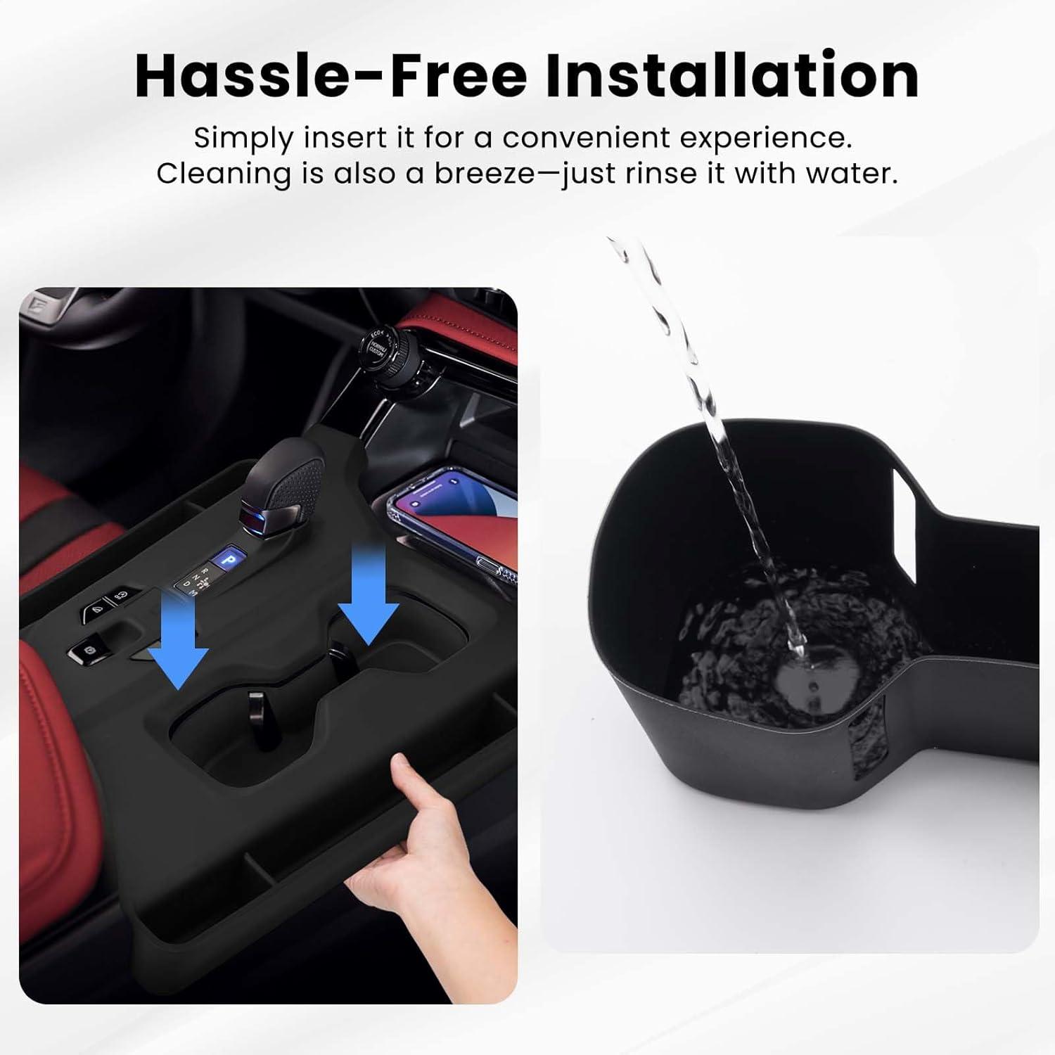 imageAutorder Center Console Organizer for 2021 2022 2023 2024 Toyota Venza Accessories Armrest Storage Box Secondary Insert Tray with 2 Color Mats20222026 NX 250350350h450h