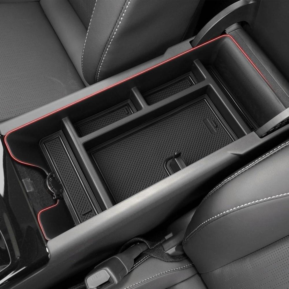 imageAutorder Center Console Organizer for 2021 2022 2023 2024 Toyota Venza Accessories Armrest Storage Box Secondary Insert Tray with 2 Color Mats20252026 Camry