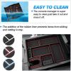 imageAutorder Center Console Organizer for 2021 2022 2023 2024 Toyota Venza Accessories Armrest Storage Box Secondary Insert Tray with 2 Color Mats20142021 Toyota Tundra