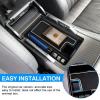 imageAutorder Center Console Organizer for 2021 2022 2023 2024 Toyota Venza Accessories Armrest Storage Box Secondary Insert Tray with 2 Color Mats20212024 Venza