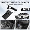 imageAutorder Center Console Organizer for 2021 2022 2023 2024 Toyota Venza Accessories Armrest Storage Box Secondary Insert Tray with 2 Color Mats20212024 Toyota Venza 2PCS