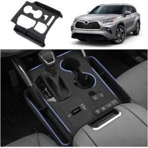 imageAutorder Center Console Organizer for 2021 2022 2023 2024 Toyota Venza Accessories Armrest Storage Box Secondary Insert Tray with 2 Color Mats20202022 Highlander