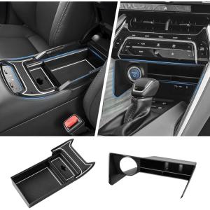 imageAutorder Center Console Organizer for 2021 2022 2023 2024 Toyota Venza Accessories Armrest Storage Box Secondary Insert Tray with 2 Color Mats20212024 Toyota Venza 2PCS