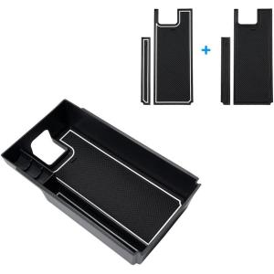 imageAutorder Center Console Organizer for 2021 2022 2023 2024 Toyota Venza Accessories Armrest Storage Box Secondary Insert Tray with 2 Color Mats20212024 Venza