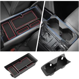 imageAutorder Center Console Organizer for 2021 2022 2023 2024 Toyota Venza Accessories Armrest Storage Box Secondary Insert Tray with 2 Color Mats20252026 Toyota Camry XV80