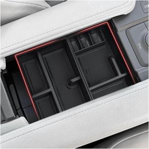 imageAutorder Center Console Organizer for 2021 2022 2023 2024 Toyota Venza Accessories Armrest Storage Box Secondary Insert Tray with 2 Color MatsCenter Console Organizer