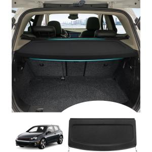 imageAutorder Cargo Cover for 20102017 Chevrolet Chevy Equinox amp GMC Terrain Accessories Upgraded Trunk Shade Cover No Gap with Storage Cargo Net Retractable Security Shield Shade20102014  VW Golf GTI Mk6