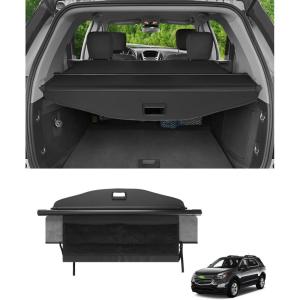 imageAutorder Cargo Cover for 20102017 Chevrolet Chevy Equinox amp GMC Terrain Accessories Upgraded Trunk Shade Cover No Gap with Storage Cargo Net Retractable Security Shield Shade20102017  Chevy Equinox  GMC Terrain