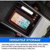 imageAutorder Center Console Organizer for 2021 2022 2023 2024 Tesla Model S Model X PlaidLong Range Accessories Armrest Storage Box Secondary Insert Tray with 2 Color Mats
