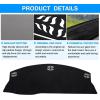 imageAutorder Dashboard Cover Mat for 2021 2022 2023 Tesla Model S Plaid Accessories Dash Cover Flannel Dash Mat Sunshade Glare UV Rays Protector