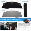 imageAutorder Dashboard Cover Mat for 2021 2022 2023 Tesla Model S Plaid Accessories Dash Cover Flannel Dash Mat Sunshade Glare UV Rays Protector
