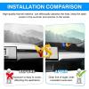 imageAutorder Dashboard Cover Mat for 2021 2022 2023 Tesla Model S Plaid Accessories Dash Cover Flannel Dash Mat Sunshade Glare UV Rays Protector