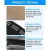 imageAutorder Dashboard Cover Mat for Tesla Model X 2016 2017 2018 2019 Accessories Dash Cover Flannel Dash Mat Sunshade Glare UV Rays Protector