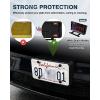 imageAutorder Front License Plate Holder for Tesla Model Y 2020 2021 2022 2023 Accessories License Plate Bracket Mount for Model Y No Drilling Black