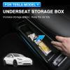 imageAutorder Under Seat Storage Box Organizer for Tesla Model Y 2020 2021 2022 2023 2024 Accessories Underseat Leather Folding Box Insert Tray Passenger Seat Drawer